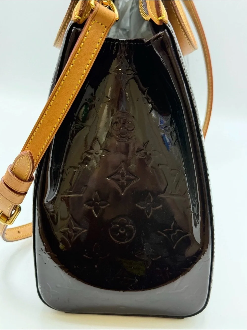 Louis Vuitton Burgundy Vernis Brea bag Charms not included